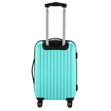 Load image into Gallery viewer, GLOBALWAY 20" ABS Carry On Luggage Travel Bag Trolley Suitcase 8 color-Green

