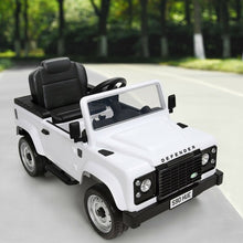 Load image into Gallery viewer, Landrover Defender Licensed Pedal Powered Car-White
