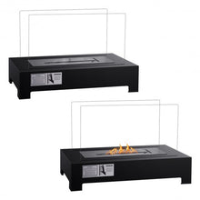 Load image into Gallery viewer, Stainless Steel Portable Tabletop Ventless Bio Ethanol Fireplace
