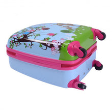 Load image into Gallery viewer, 2 pcs 12" 16" Blue ABS Kids Suitcase Backpack Luggage Set
