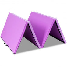 Load image into Gallery viewer, 4' x 10' x 2" Thick Folding Gym Gymnastic Mat
