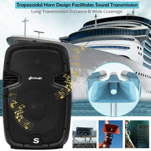 Load image into Gallery viewer, 12" Dual 2-Way 1600 W Powered PA Speaker System
