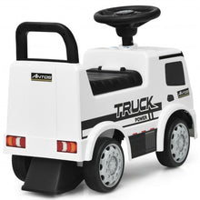 Load image into Gallery viewer, Children Push and Ride Racer Licensed Mercedes Benz Push Truck Car-White
