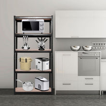 Load image into Gallery viewer, 71" x 36" Heavy Duty 5 Level Adjustable Storage Garage Shelf-Black
