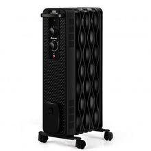 Load image into Gallery viewer, 1500 W Oil-Filled Heater Portable Radiator Space Heater w/ Adjustable Thermostat

