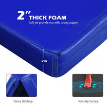 Load image into Gallery viewer, Gymnastics PU Mat  Thick Folding Panel Gym Fitness Exercise-Navy

