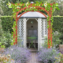 Load image into Gallery viewer, Garden Archway Arch Lattice Trellis Pergola for Climbing Plants &amp;Outdoor Wedding

