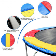 Load image into Gallery viewer, Colorful Safety Round Spring Pad Replacement Cover for 15' Trampoline
