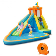 Load image into Gallery viewer, Inflatable Water Slide Kids Bounce House with Blower

