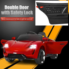 Load image into Gallery viewer, 12V Kids Ride On Car with MP3 &amp; LED Light-Red
