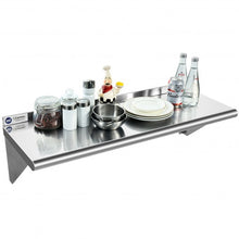 Load image into Gallery viewer, 12" � 36" Stainless Steel NSF Commercial Wall Mount Shelf - Kitchen &amp; Restaurant
