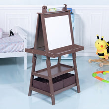Load image into Gallery viewer, Kids Standing Art Easel with 2 Storage Boxes

