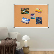 Load image into Gallery viewer, 24" x 36" Aluminum Framed Cork Board Bulletin Board with 12 Pins-1 Pack
