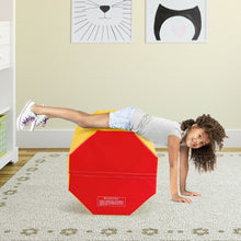 Load image into Gallery viewer, 25" x 30" Octagon Skill Shape Exercise Gymnastic Mat-Yellow
