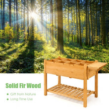 Load image into Gallery viewer, Elevated Planter Box Kit with 8 Grids and Folding Tabletop
