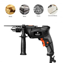 Load image into Gallery viewer, 1/2" Electric Corded Impact Hammer Drill Variable Speed
