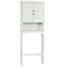 Load image into Gallery viewer, Over Toilet Space Saver Bathroom Organizer with Storage Cabinet
