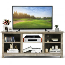 Load image into Gallery viewer, 2-Tier 58" TV Stand Entertainment Media Console Center-Gray
