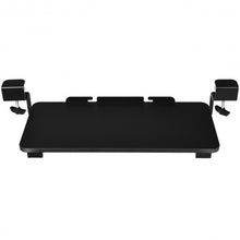 Load image into Gallery viewer, Keyboard Tray Under Desk Clamp-On Retractable Platform Computer Drawer
