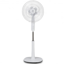 Load image into Gallery viewer, Fantask 16" 3 Speed Double Blades Oscillating Pedestal Fan-White
