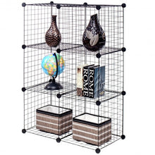 Load image into Gallery viewer, DIY 6 Metal Wire Free Standing Modular Storage Cubes
