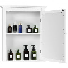 Load image into Gallery viewer, Bathroom Mirror Cabinet Wall Mounted Adjustable Shelf Medicine Storage-White

