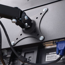 Load image into Gallery viewer, Dual Monitor Arm Desk Table Mount Stand for 2 LCD Fully Swivel Clamp up to 27”
