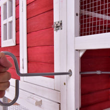 Load image into Gallery viewer, 64" Large Wooden Rabbit Hutch Chicken Coop
