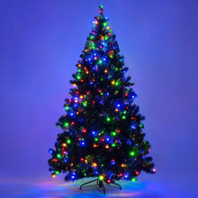Load image into Gallery viewer, 7.5 ft Pre-Lit Artificial Christmas Tree with 550 Multicolor Lights
