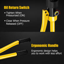 Load image into Gallery viewer, 16 Ton Cable Lug Hydraulic Wire Terminal Crimper with Dies
