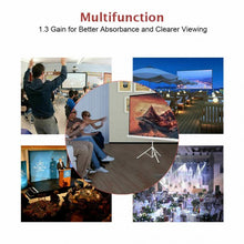 Load image into Gallery viewer, 100" 70 x 70 Portable Square Tripod Screen Projection Projector
