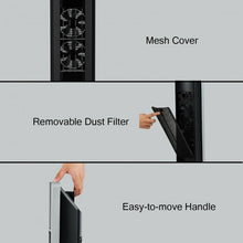 Load image into Gallery viewer, 1500W Portable Tower Heater w/ Timer Remote Control
