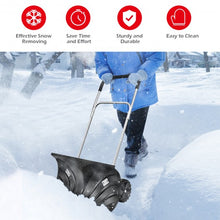 Load image into Gallery viewer, Rolling Snow Pusher Shovel with Adjustable Handle
