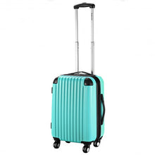 Load image into Gallery viewer, GLOBALWAY 20" ABS Carry On Luggage Travel Bag Trolley Suitcase 8 color-Green
