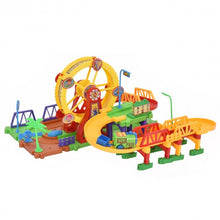 Load image into Gallery viewer, 54 pcs Railway Train Building Blocks with Light &amp; Music
