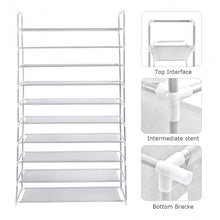 Load image into Gallery viewer, 50 Pair 10 Tiers Shoe Rack Shelf Storage Organizer
