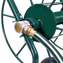 Load image into Gallery viewer, Garden Steel Frame Wheeled Hose Reel Cart
