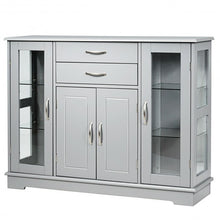 Load image into Gallery viewer, Buffet Server Storage Cabinet-Gray
