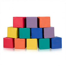 Load image into Gallery viewer, 12-Piece 5.5" Soft Colorful Foam Building Blocks
