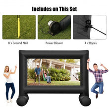 Load image into Gallery viewer, Inflatable Outdoor Movie Projector Screen with Blower-14'
