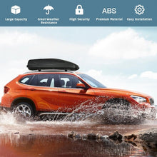 Load image into Gallery viewer, 14 Cubic Feet Cargo Box Dual-sided Opening Car Roof-Black
