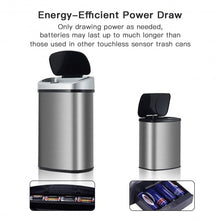 Load image into Gallery viewer, Set of 2 Touch-Free Motion Sensor Bins Trash Cans
