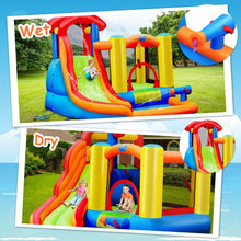 Load image into Gallery viewer, Kid Inflatable Bounce House Water Slide Castle with Blower
