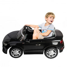 Load image into Gallery viewer, 12 V Audi A3 Kids Ride on Car with RC + LED Light + Music-Black

