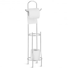 Load image into Gallery viewer, Free Standing Toilet Paper Roll Holder for Bathroom Storage
