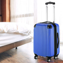 Load image into Gallery viewer, GLOBALWAY 20" ABS Carry On Luggage Travel Bag Trolley Suitcase 8 color-Navy
