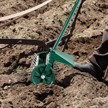Load image into Gallery viewer, 18-inch Rolling Lawn Aerator roller Push Tine Soil with Fender
