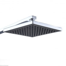 Load image into Gallery viewer, 8" LED Rainfall Shower head Arm Control Valve Handspray Shower Faucet Set
