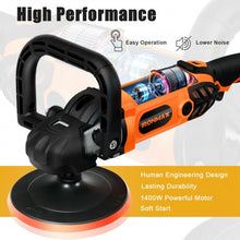 Load image into Gallery viewer, 7"/ 6" 1400W 6 Variable Speed ElectricBuffer Polisher
