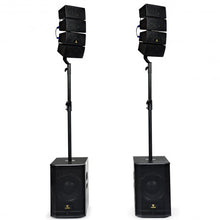 Load image into Gallery viewer, 12 Inch 4000Watt Powered PA Speaker Combo Set
